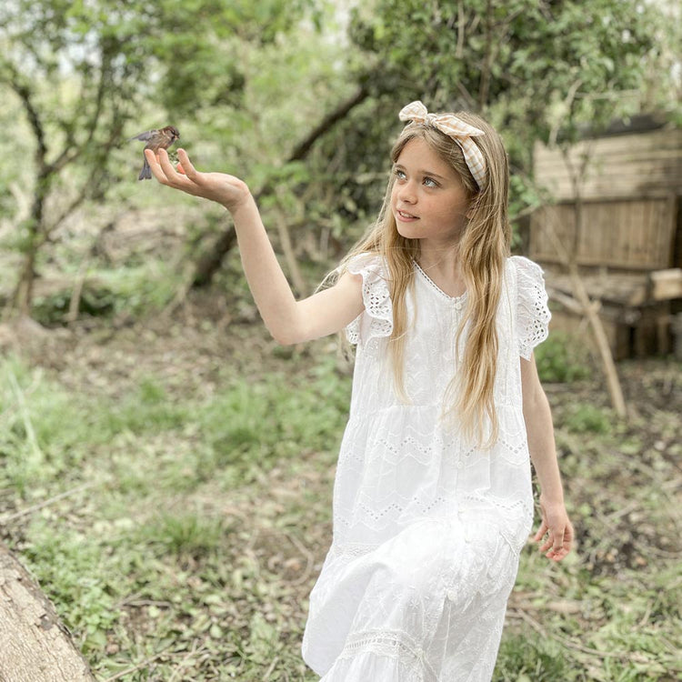 Disfraz de animal del bosque para niña con diadema con lazos