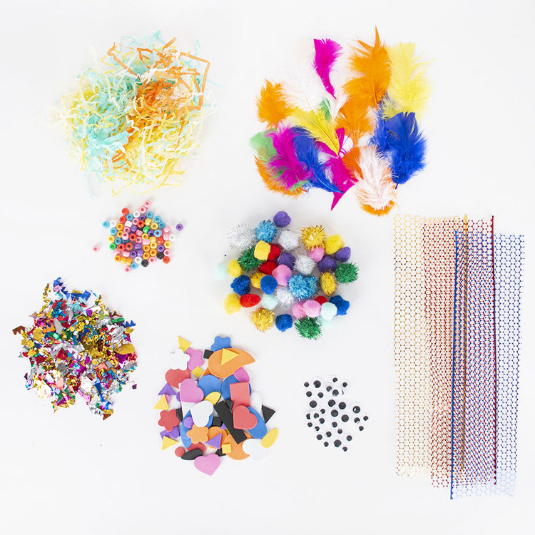 Atelier enfant anniversaire kit de bricolage multicolore