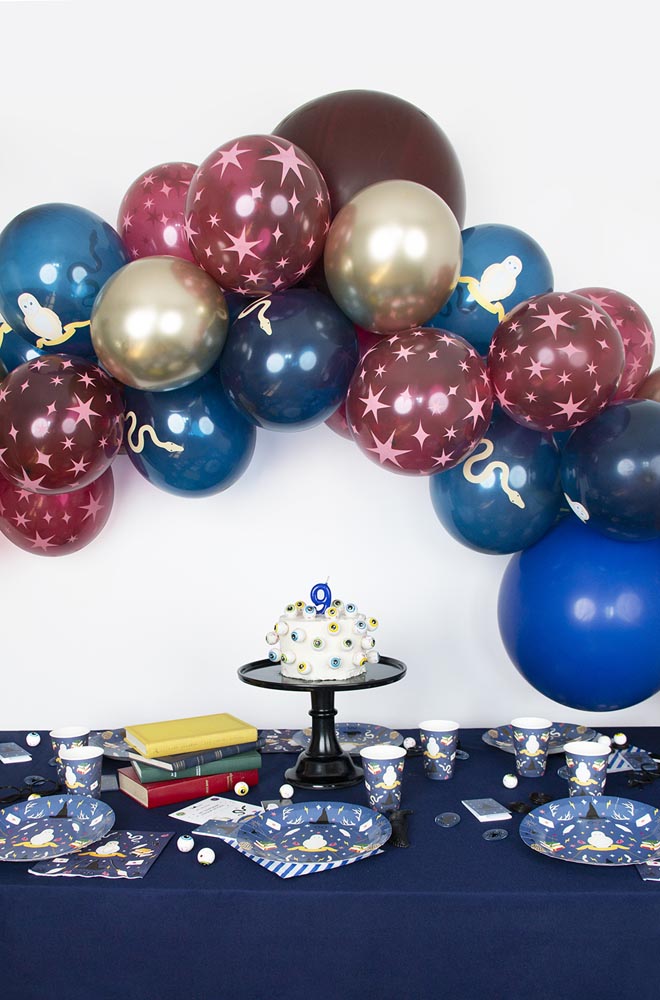Wizard balloons for Harry Potter child birthday decoratio