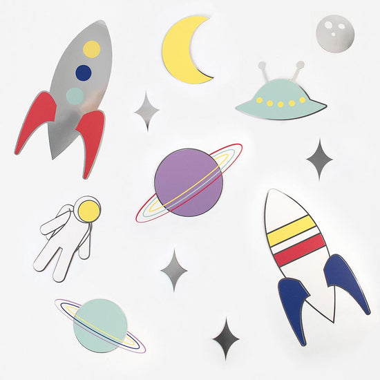 stickers décoratifs pour déco de chambre ou deco anniversaire astro