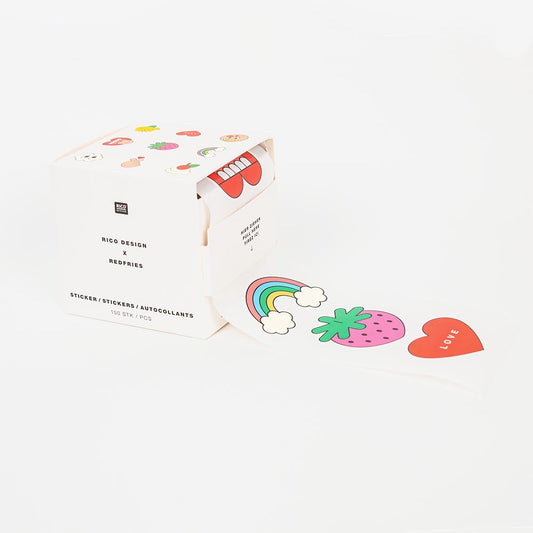 Stickers à coller pour enfant thème eye candy