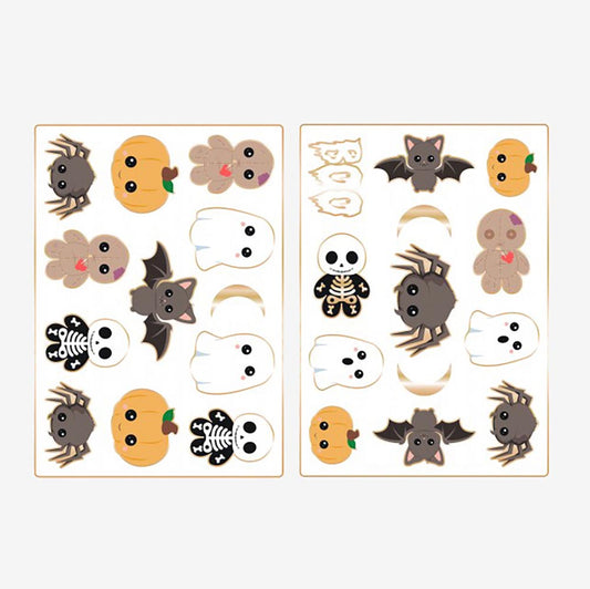 Halloween stickers for manual activity with children