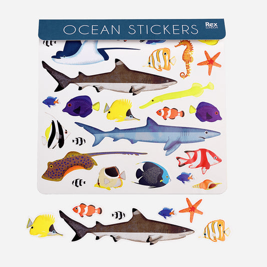 Stickers thème animaux de l'océan à offrir à un enfant