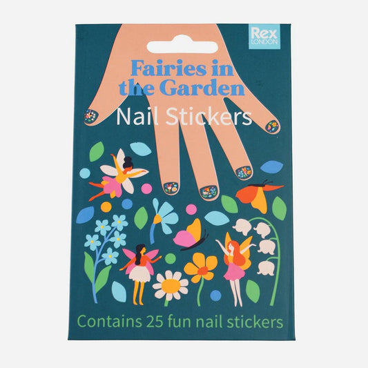 Idee cadeau anniversaire fille : stickers autocollant pour ongles fées