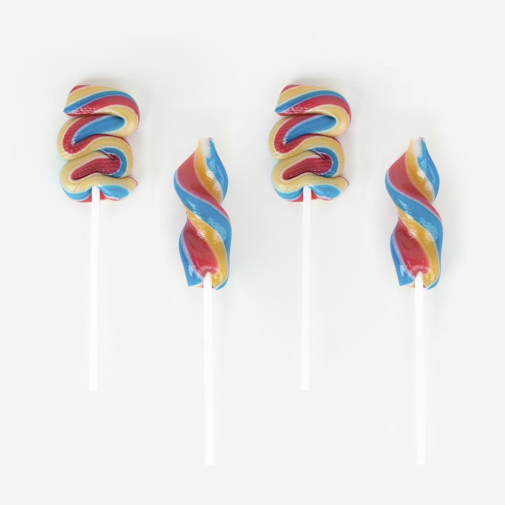 Idee bonbons à mettre pour un candy bar : sucette twisty pop