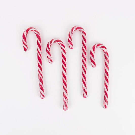 Red and white candy cane: small Advent calendar gift, Christmas decoration