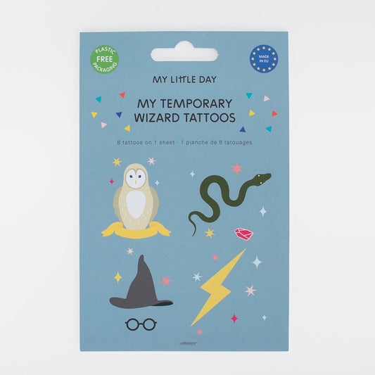 Festa di compleanno a tema Harry Potter: tavola per tatuaggi