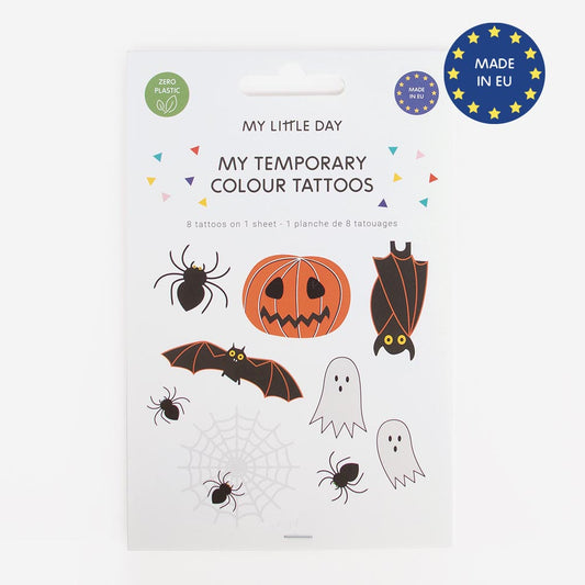 Tatuajes de Halloween para niños de my little day