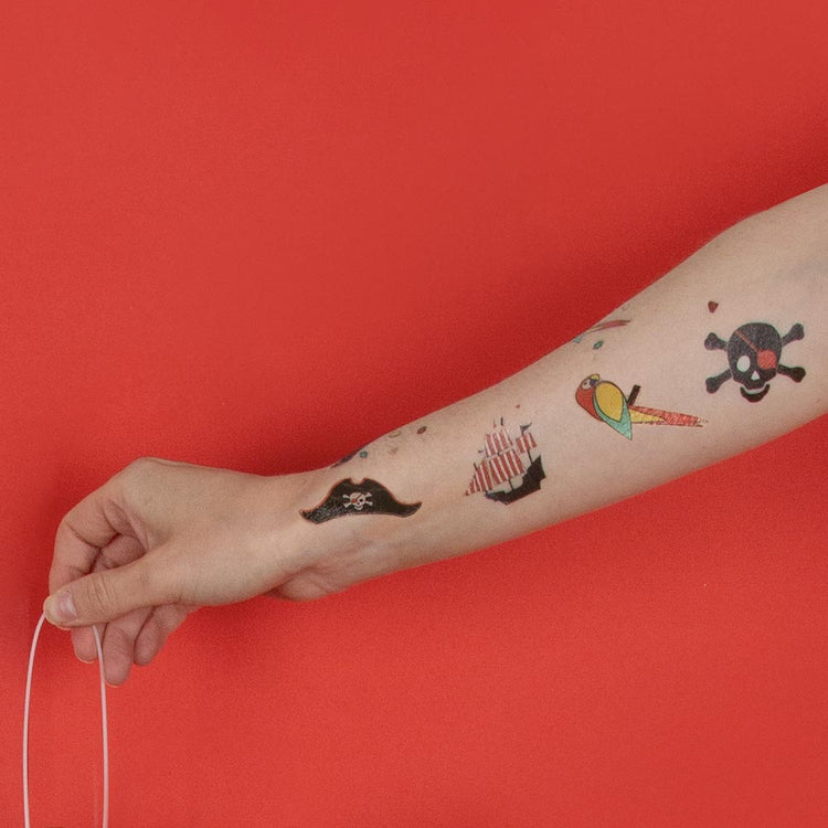 Tattoo éphémère – Red Monkeys
