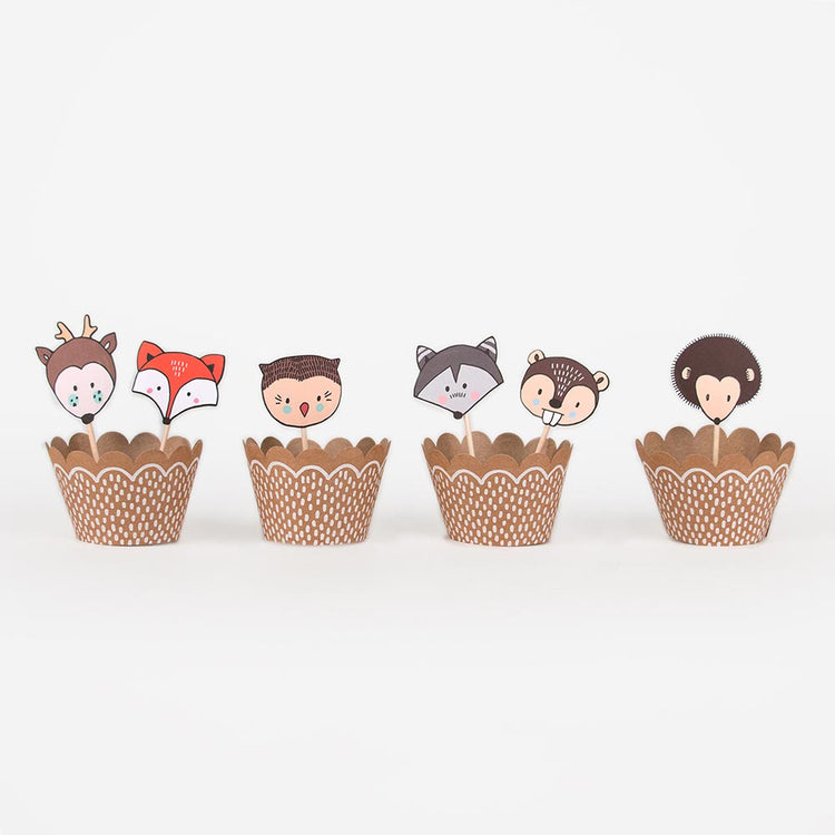 Caissettes cupcakes Sweet Love x 6
