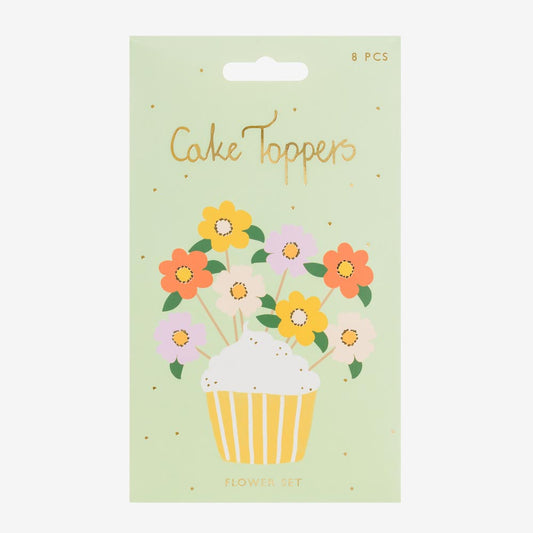 Topper per torta di fiori per decorare la tua torta di compleanno a fiori