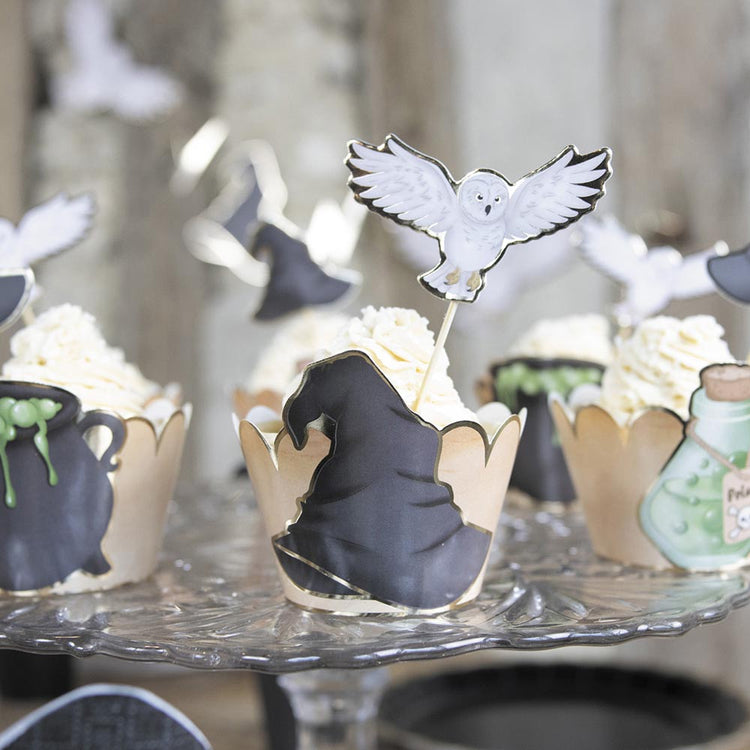 Cupcake harry potter pour decoration anniversaire sorcier
