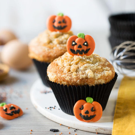 Comment décorer vos cupcakes avec des décos en sucre citrouilles