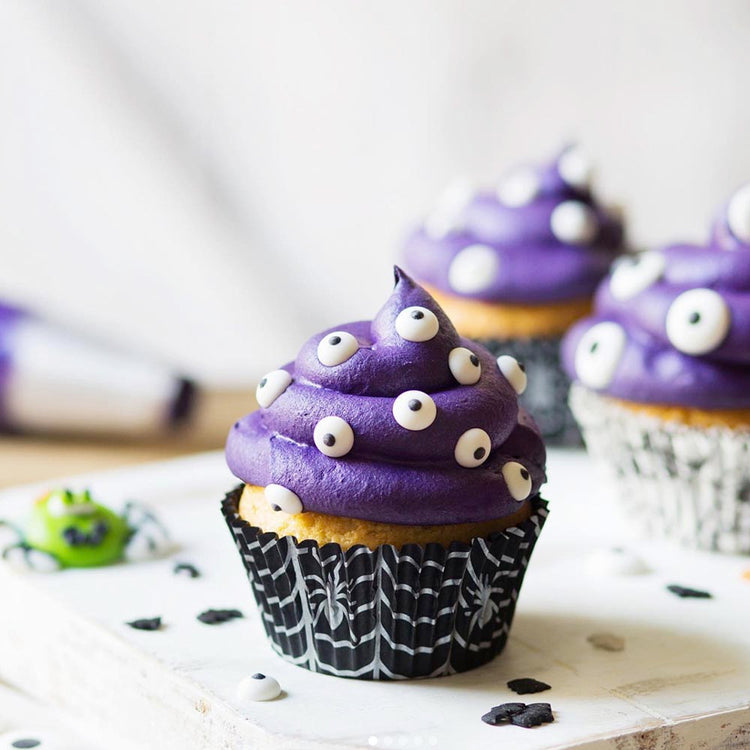 Ojos de decoración comestibles para hacer cupcakes de Halloween