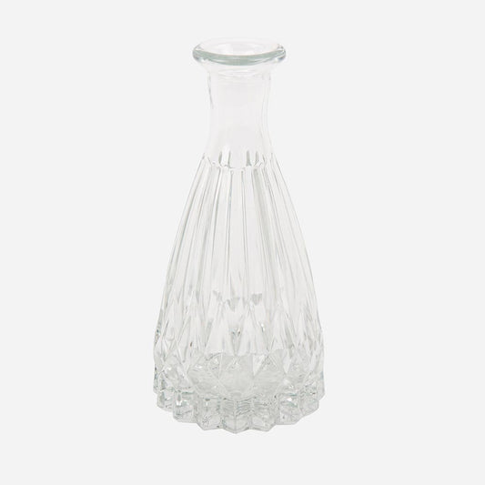 Idea de decoración de mesa de boda: jarrón de vidrio Alma para decoración floral