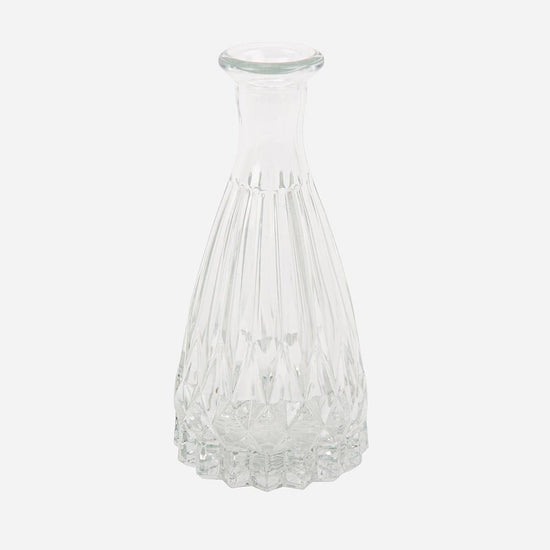 Idée déco table de mariage : vase Alma en verre pour décoration florale